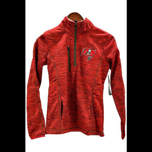 NFL Women's Transitional Half Zip Pullover Bucs - Regular